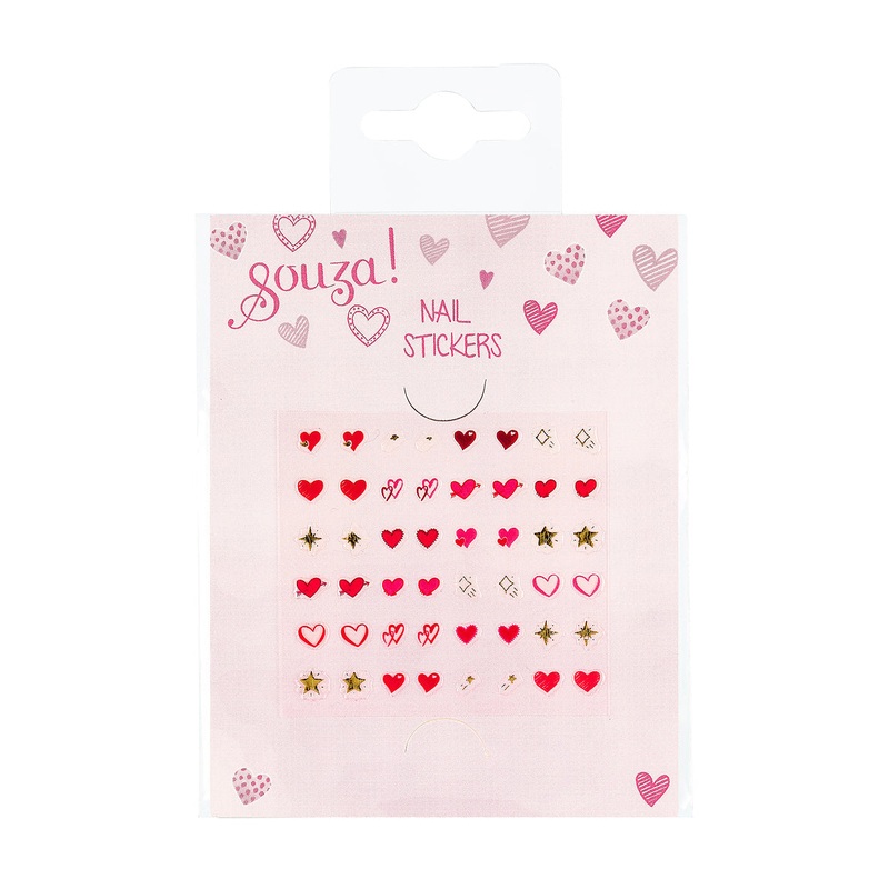 Souza Nail Stickers Hearts (1 sheet)
