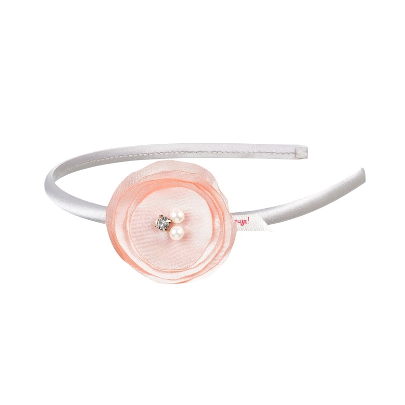 Souza Tiara Leonie, with Flower Off White-Salmon