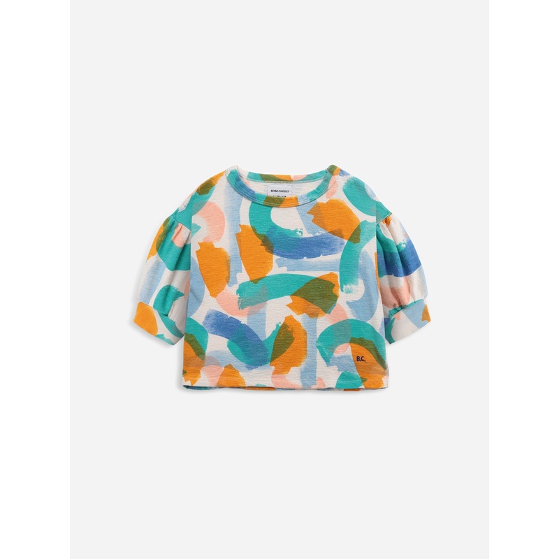 Bobo Choses Brushstrokes All Over Short Sleeve T-shirt