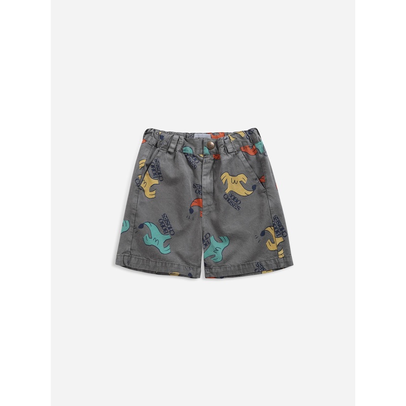 Bobo Choses Sniffy Dog All Over Woven Bermuda Shorts