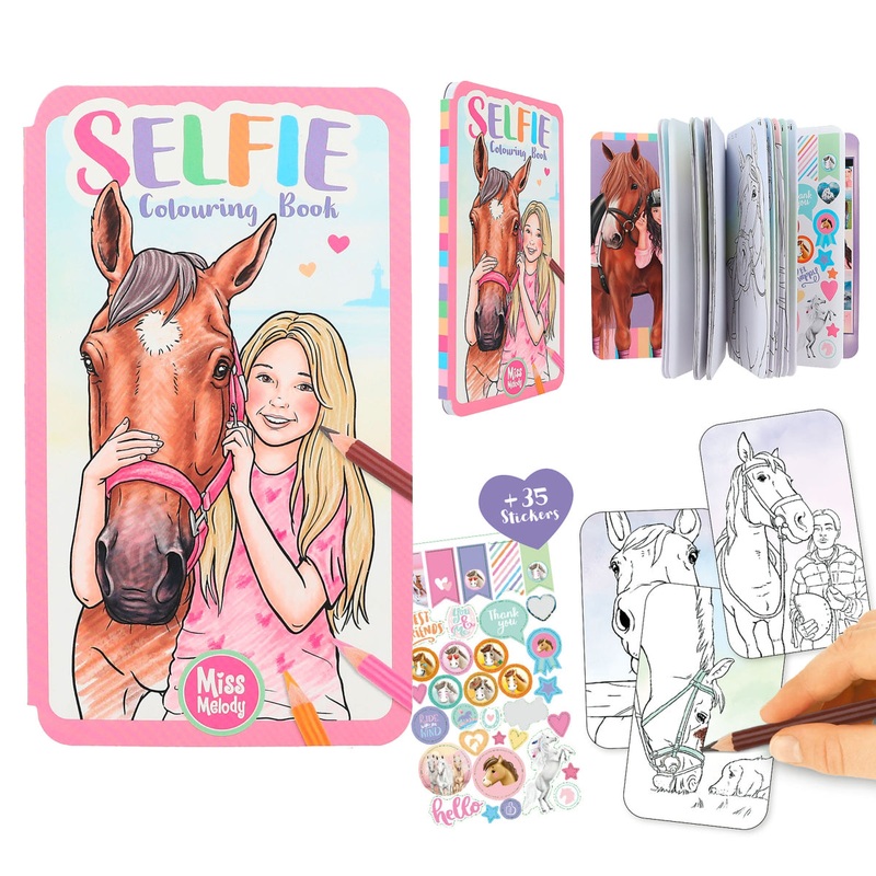 Depesche Miss Melody Selfie Colouring Book