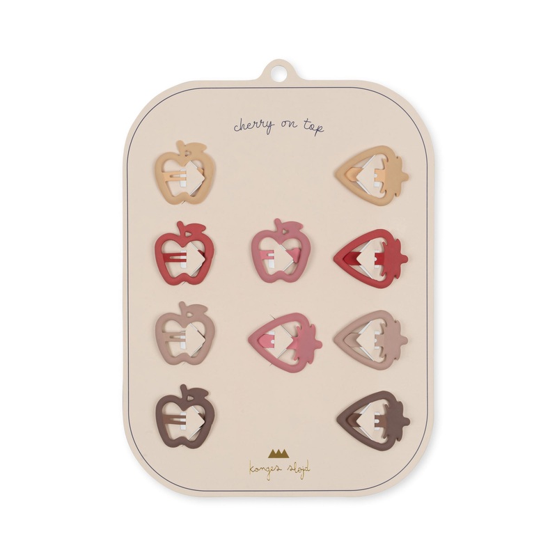 Konges Sljd 10 Pack Junior Hair Clips Mix Fruit