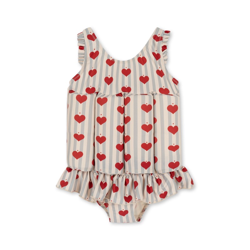 Konges Sljd Float Swimsuit Frill Amour Blue Stripe