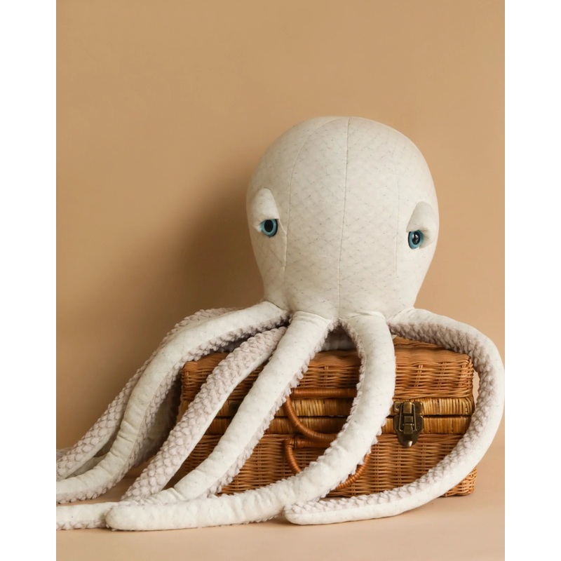 BigStuffed Octopus - Big Albino