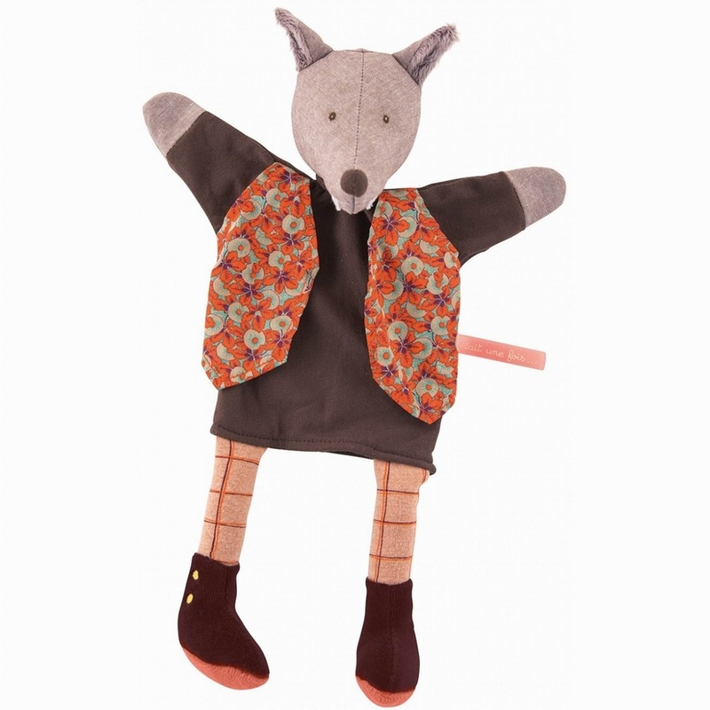 Moulin Roty Wolf Puppet Le Gentleman Il Etait Une Fois