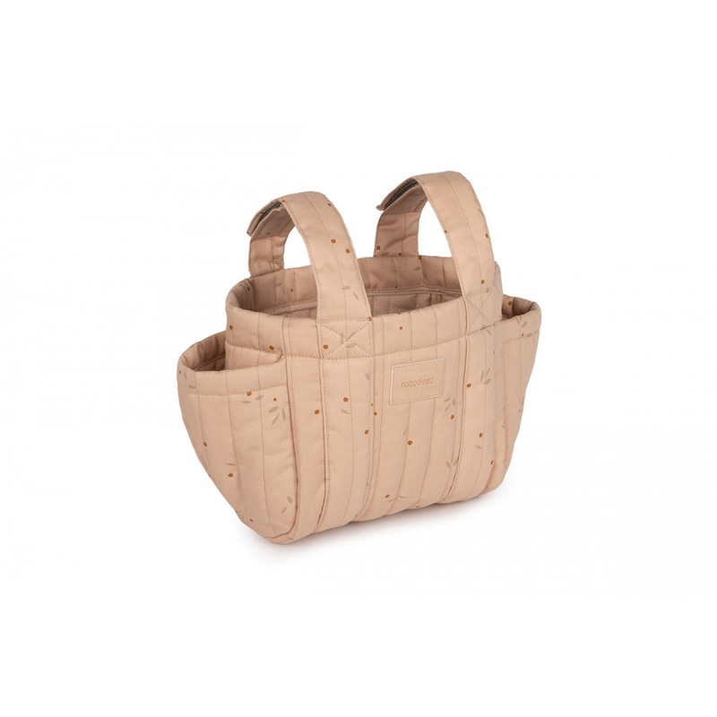 nobodinoz Hyde Park Stroller Organizer Willow Dune