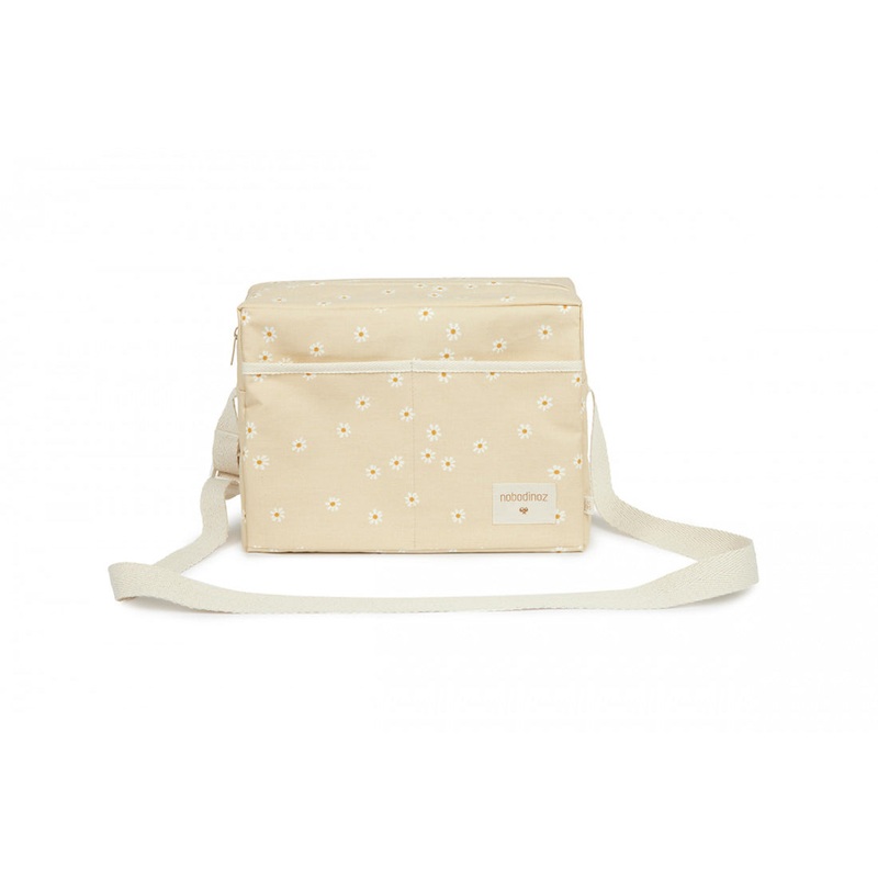 nobodinoz Sunshine XL Rectangular Cooler Bag Daisies