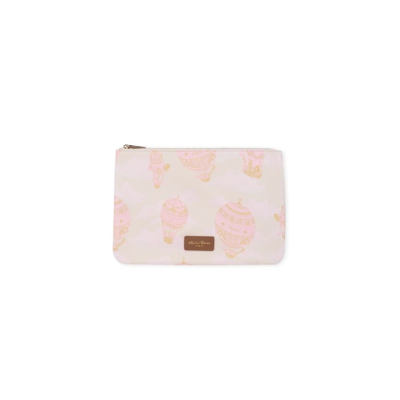 Atelier Choux Pouch - Hot Air Balloons Pink