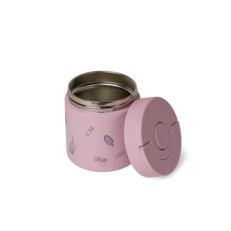 Citron Food Jar Insulated Stainless Steel 350ml - Stormy Unicorn