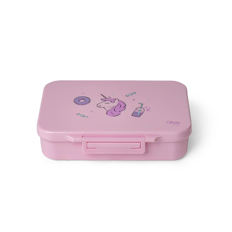 Citron Incredible Tritan Lunchbox with 4 Compartments - Stormy Unicorn