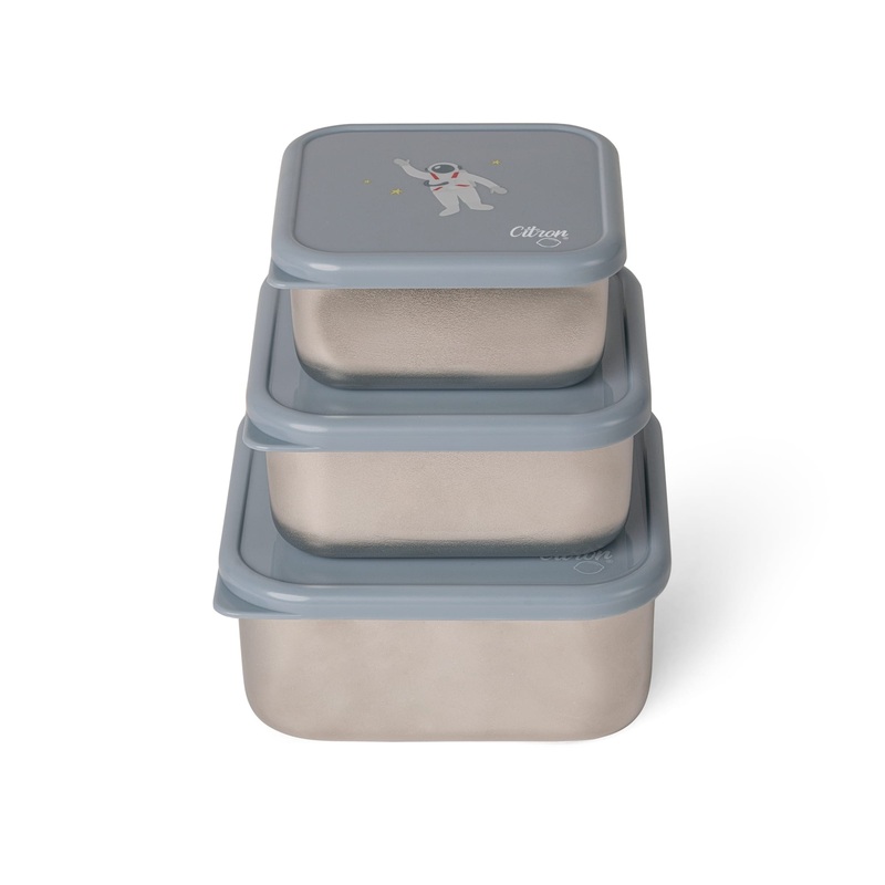 Citron SS Stackable Lunchbox - Spaceship