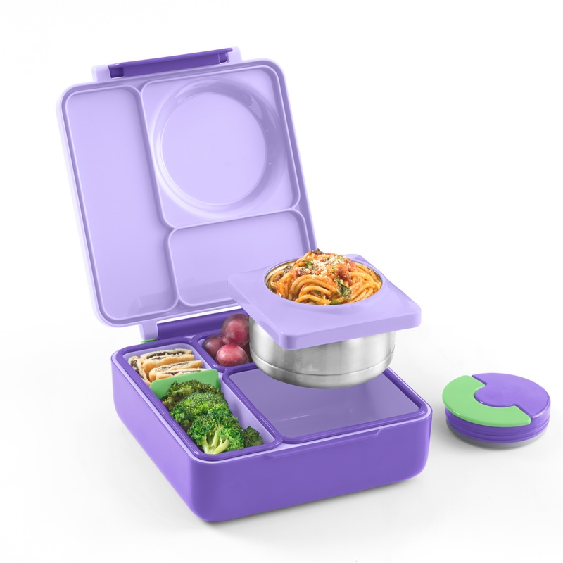 OmieBox Insulated Hot & Cold Bento Box V2 - Lilac Purple