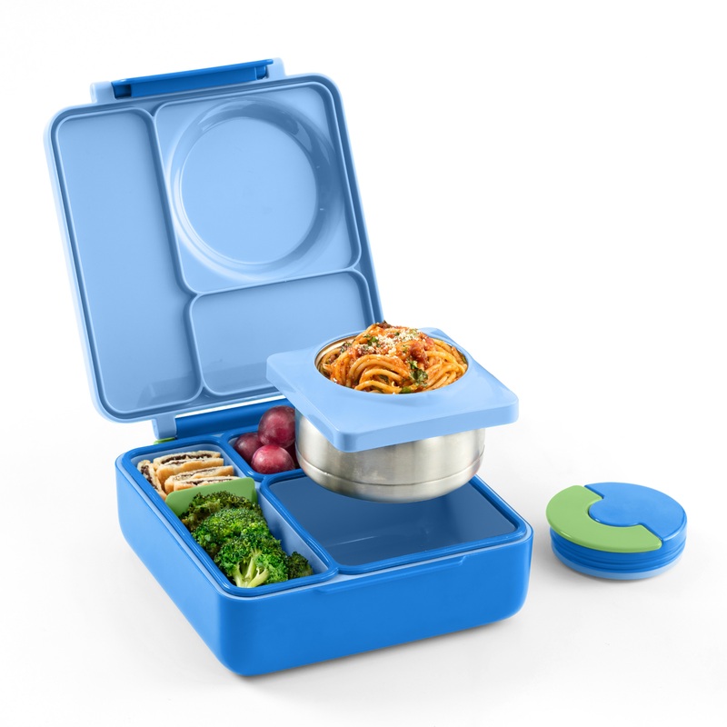 OmieBox Insulated Hot & Cold Bento Box V2 - Sea Blue