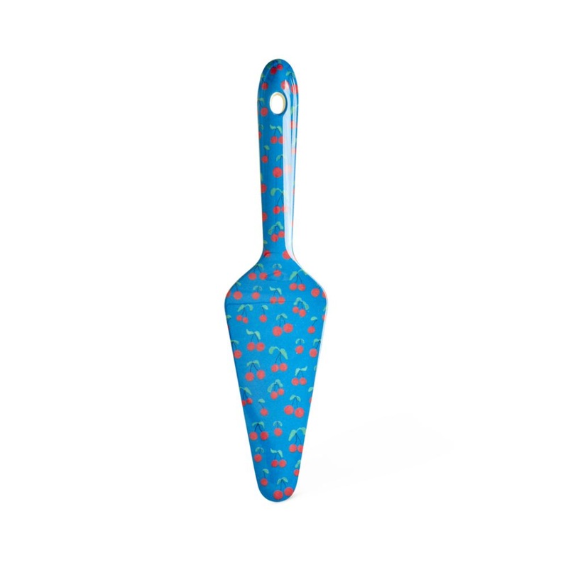 Rice DK Melamine Cake Server with Cherry Love Print