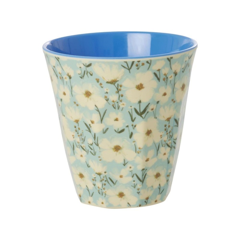 Rice DK Melamine Cup with Summer Bloom Print - Medium - 250ml