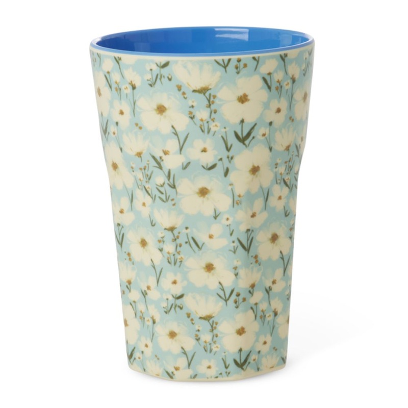 Rice DK Melamine Cup with Summer Bloom Print - Tall - 400ml