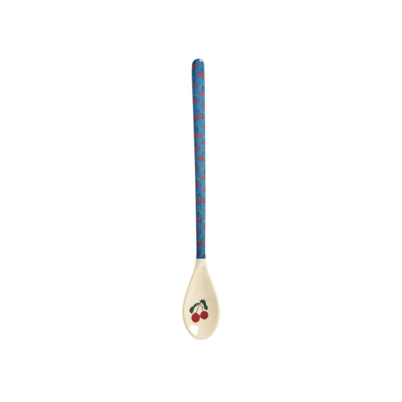 Rice DK Melamine Latte Spoon with Cherry Love Print