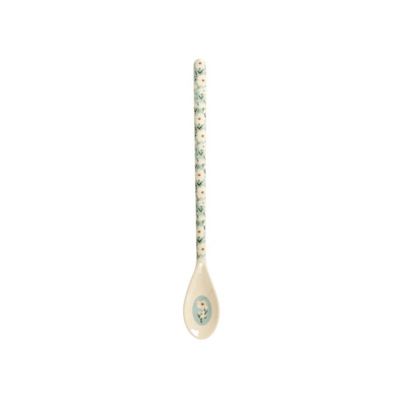 Rice DK Melamine Latte Spoon with Summer Bloom Print