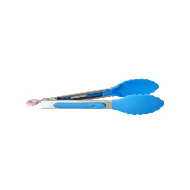 Rice DK Silicone Kitchen Tongs - Blue - Small