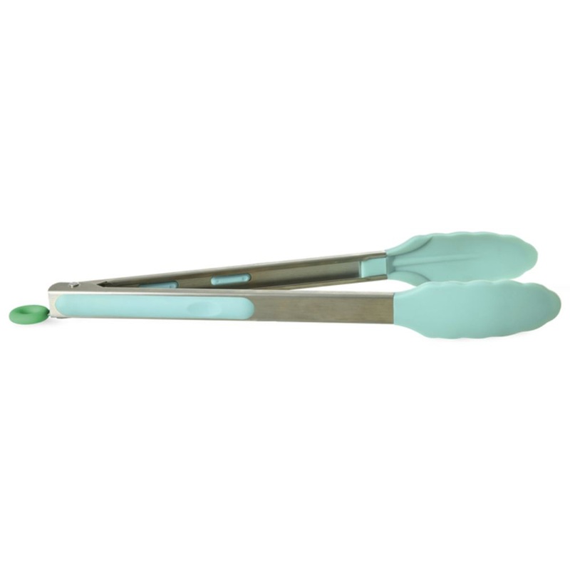 Rice DK Silicone Kitchen Tongs - Mint - Large