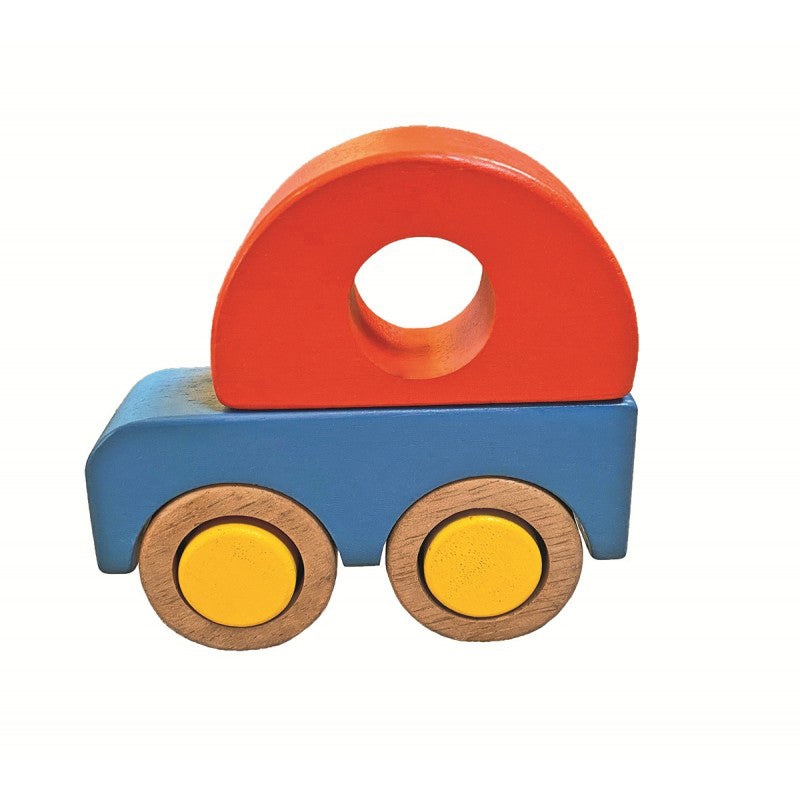 Bass & Bass 3D Wooden Car Puzzle 12m+