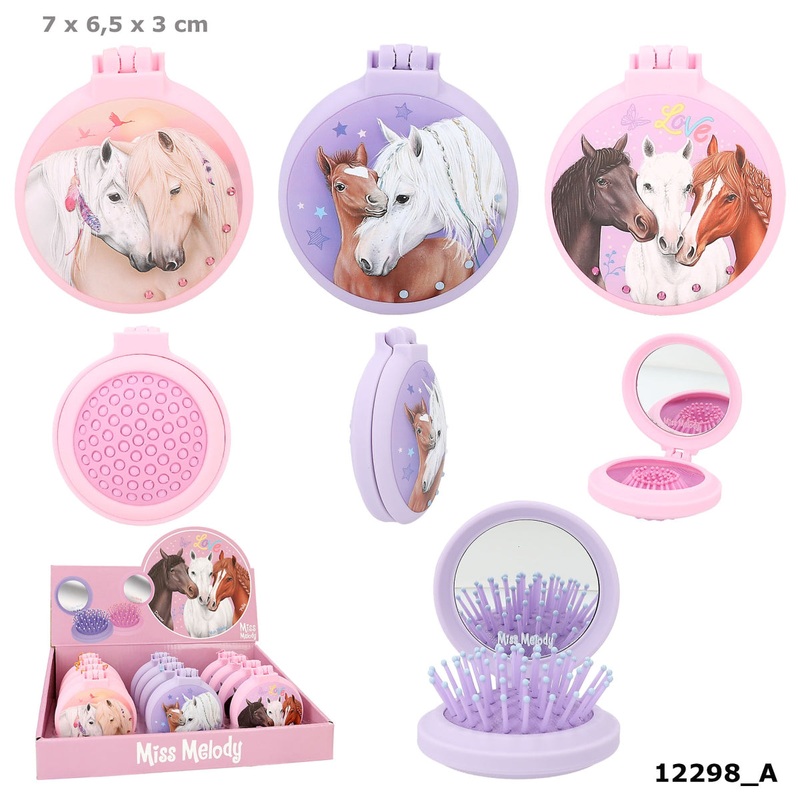 Depesche Miss Melody Folding Hairbrush