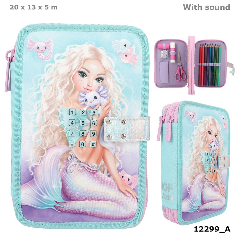 Depesche Topmodel Pencil Case with Code Mermaid