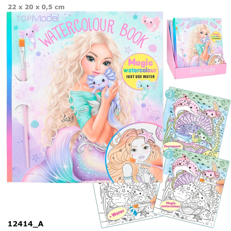 Depesche Topmodel Watercolour Book Mermaid