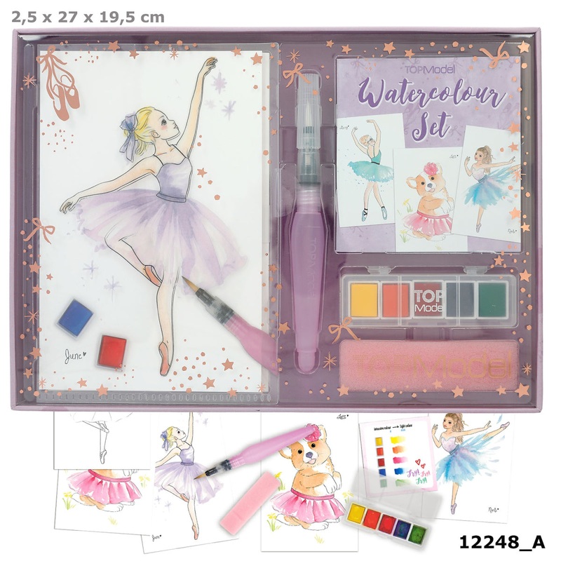 Depesche Topmodel Watercolour Set Ballet