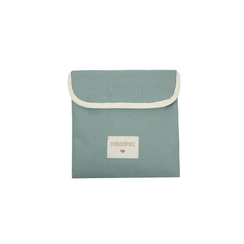 nobodinoz Sunshine Double Pocket Eco Snack Bag Eden Green