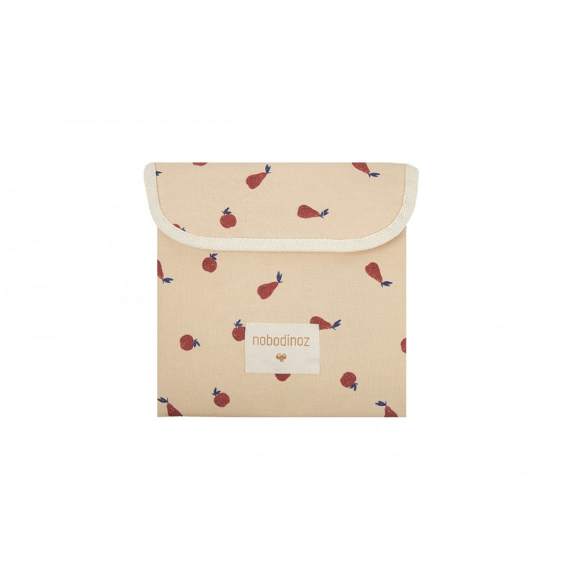 nobodinoz Sunshine Double Pocket Eco Snack Bag Fruits