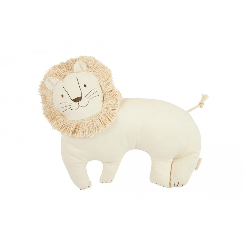 nobodinoz White Lion Cushion