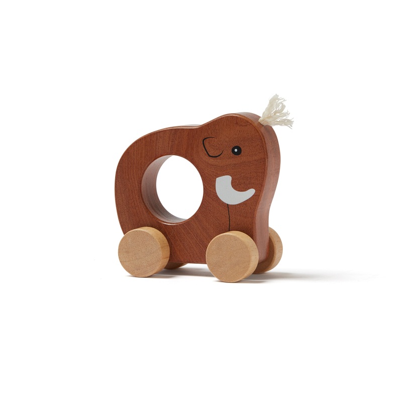 Kid's Concept Mammoth Push Toy Brown Neo