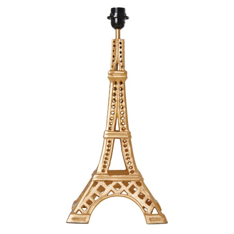 Rice DK Metal Table Lamp in Eiffel Tower Shape - Gold - Large
