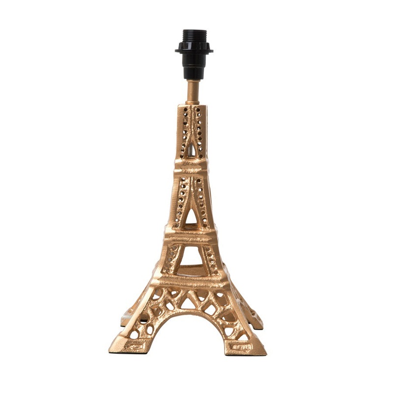 Rice DK Metal Table Lamp in Eiffel Tower Shape - Gold - Small