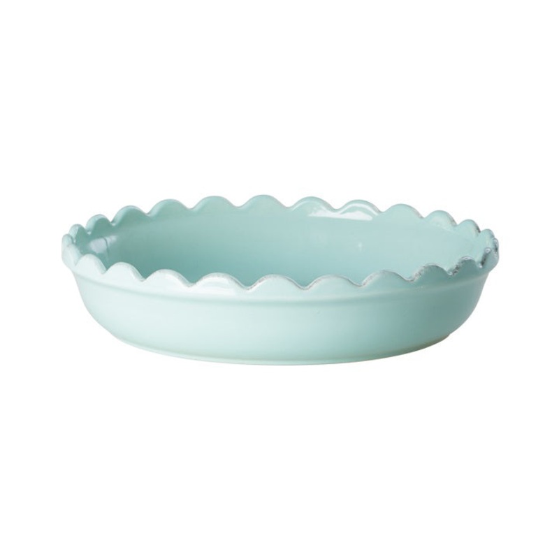 Rice DK Stoneware Pie Dish in Mint - Small