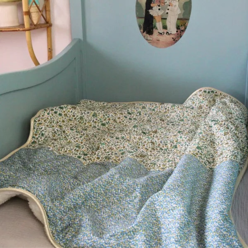 Barnabe aime le caf Baby Blanket Arthur Jaune 73x90cm