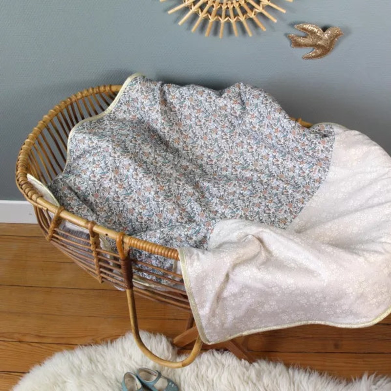 Barnabe aime le caf Baby Blanket Berenice 73x90cm