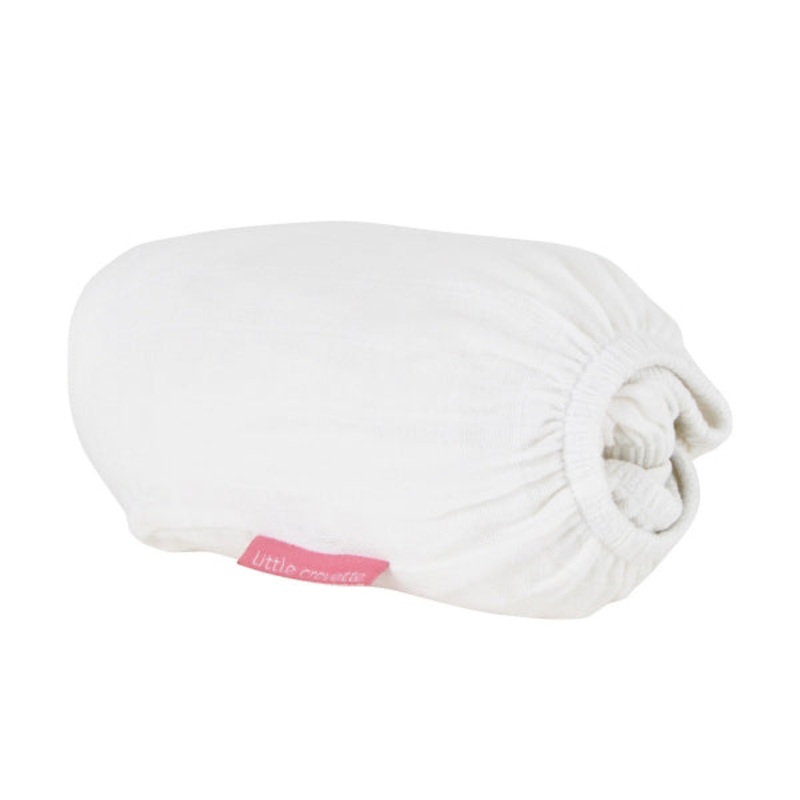 Little Crevette Fitted Sheet Dream Forest Ecru