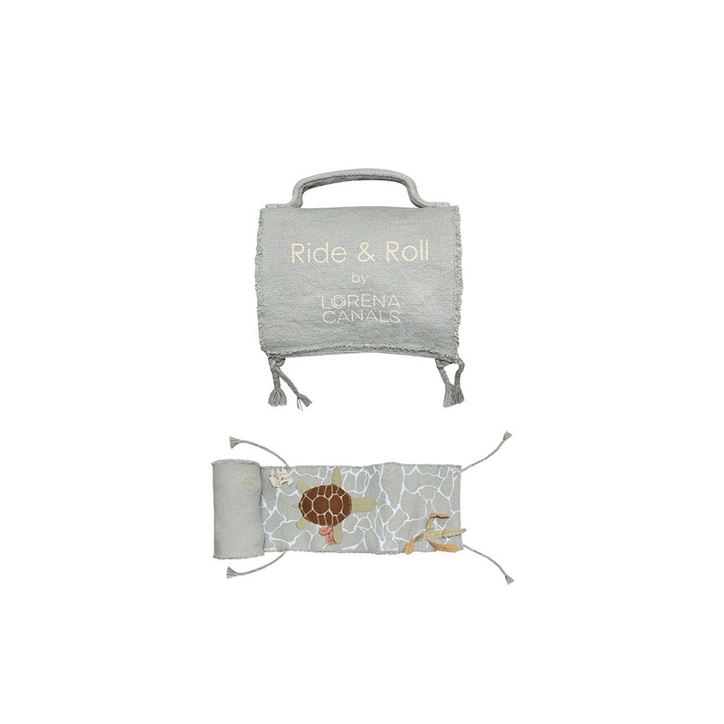 Lorena Canals Sea Wonders Ride & Roll Under the Sea Machine Washable Textile Toy - 22x11cm