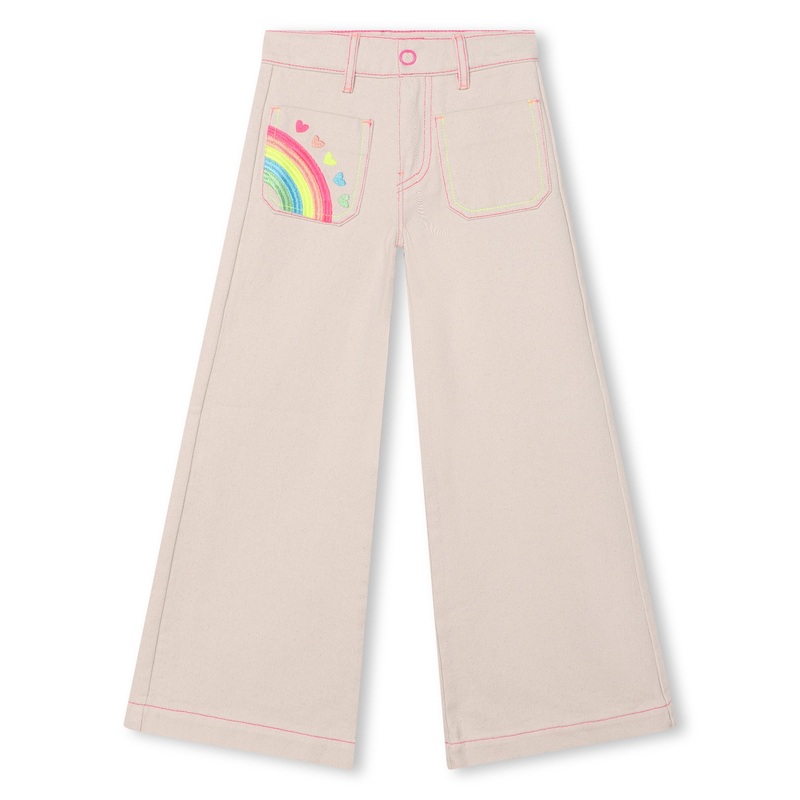 Billieblush Denim Trousers Sand