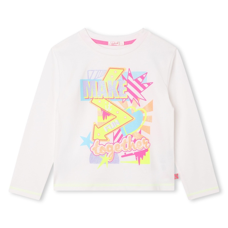 Billieblush Long Sleeve T-Shirt Ivory