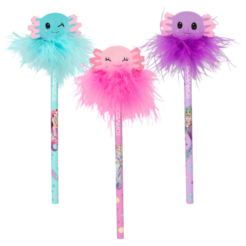 Depesche Topmodel Pencil with Eraser Topper Mermaid (1pc)