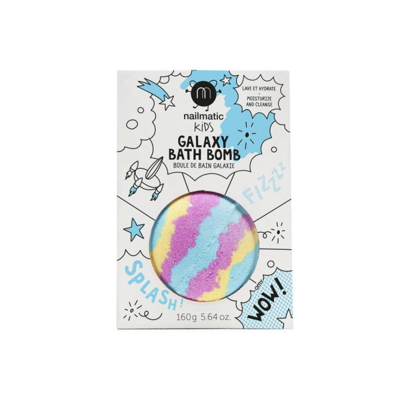 Nailmatic Bath Bomb - Blue Yellow Pink