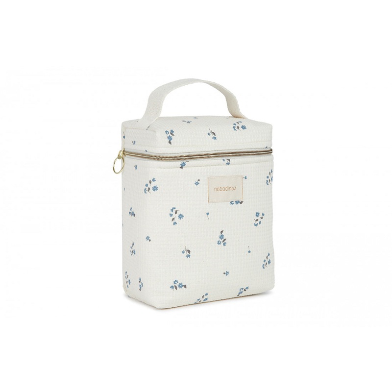 nobodinoz Concerto Insulated Baby Bottle and Lunch Bag 18x23x10 Lily Blue