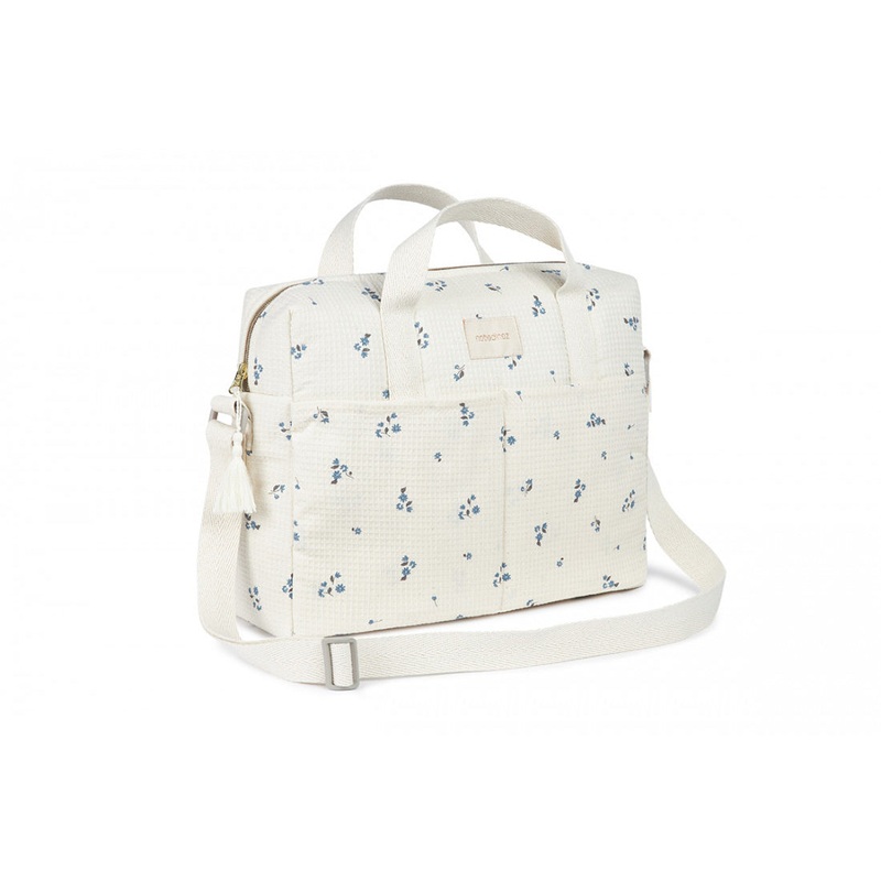 nobodinoz Gala Waterproof Changing Bag 35x27x14 Lily Blue