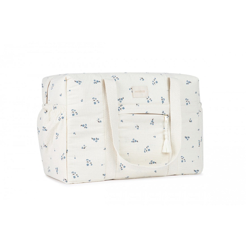 nobodinoz Opera Waterproof Maternity Bag 46x29x20 Lily Blue