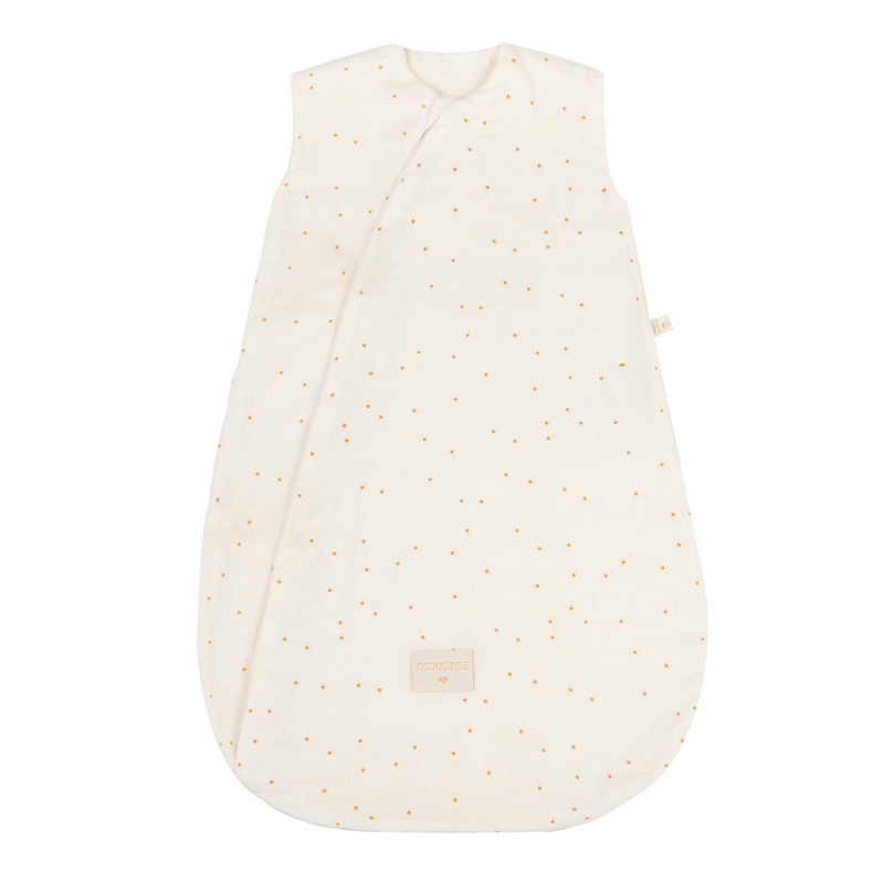 nobodinoz Sweety Light Sleeping Bag Honey Sweet Dots Natural