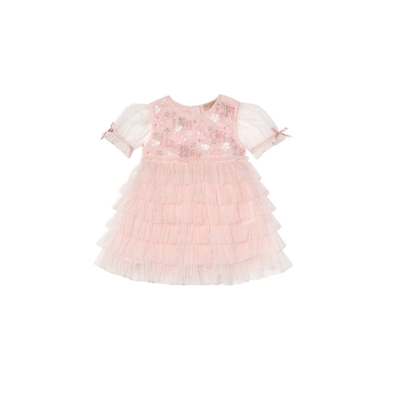 Tutu du Monde Bebe Dreamscape Tulle Dress Porcelain Pink
