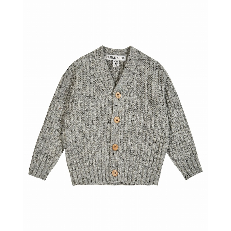 Emile et Ida Cardigan Gris Chine
